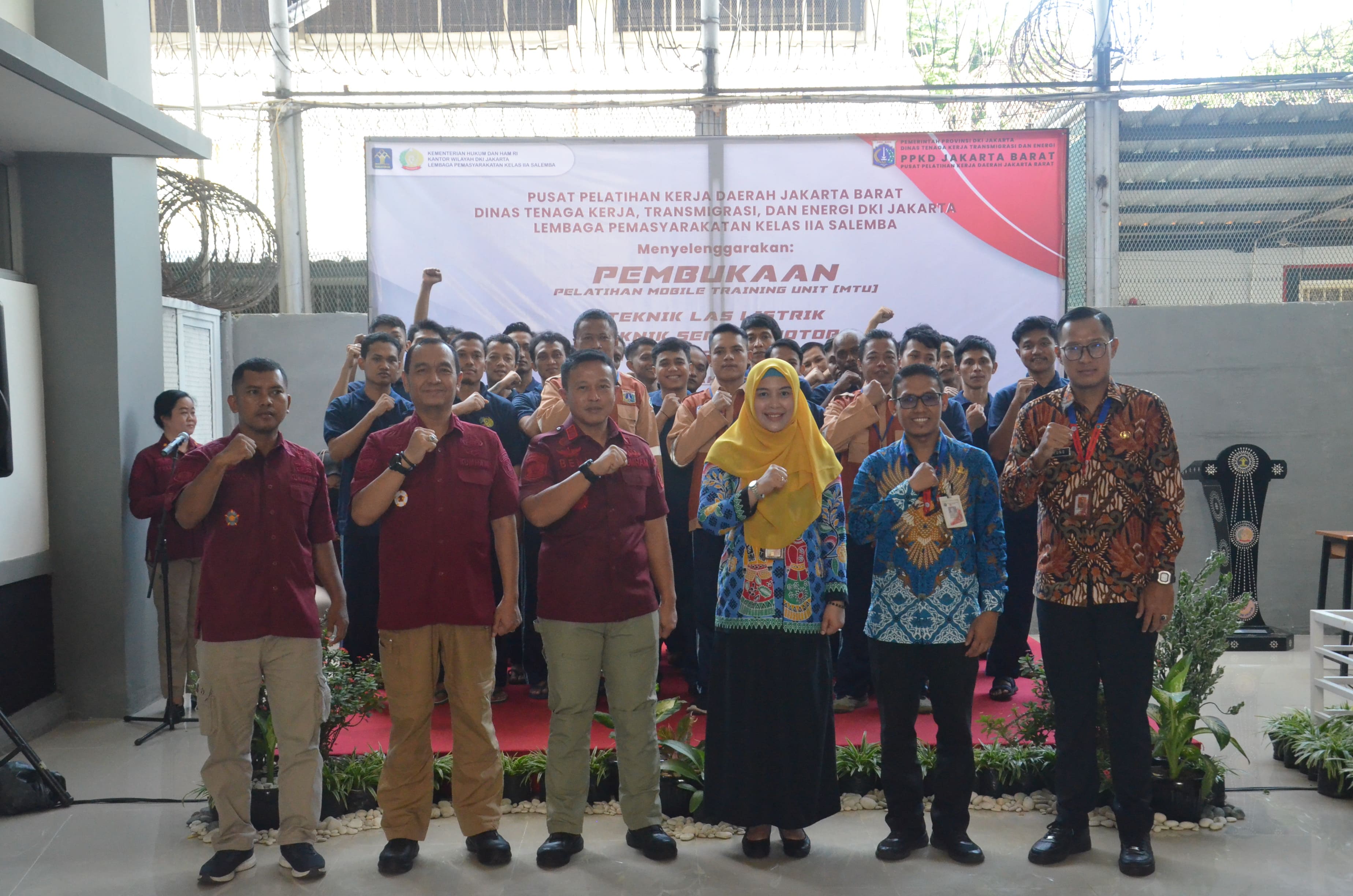 WBP Lapas Salemba Dibekali Pelatihan Kerja MTU PPKD Jakarta Barat